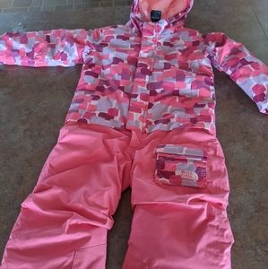 Girls snow suit north face